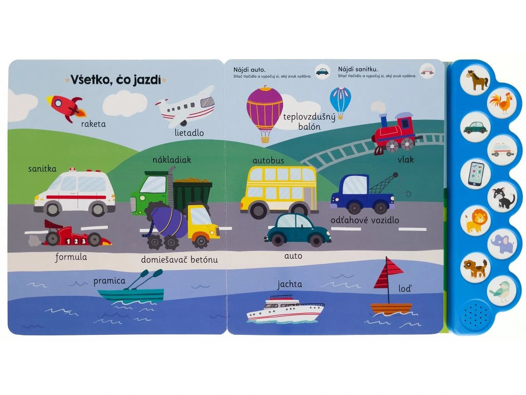 Moja prvá kniha so zvukmi - Detská vzdelávacia hra