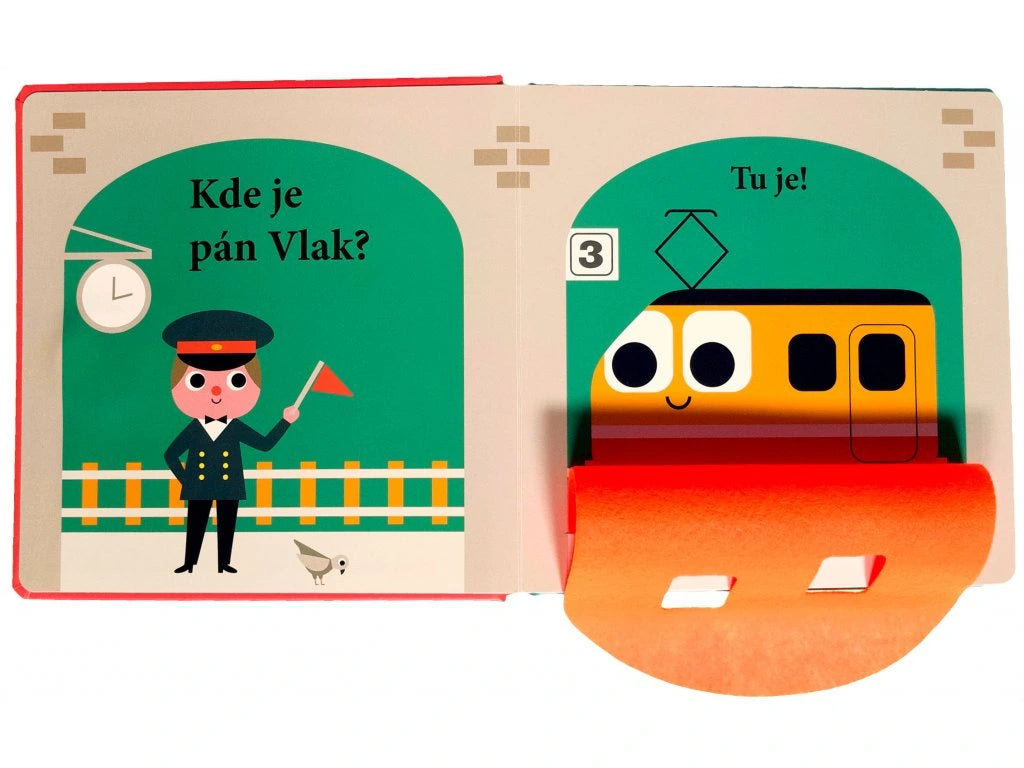 Interaktívna kniha Kde je pán Automobil? - Detská vzdelávacia hra