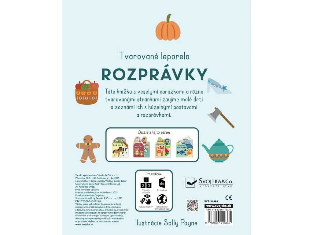 Tvarované leporelo pre deti - Detská vzdelávacia hra