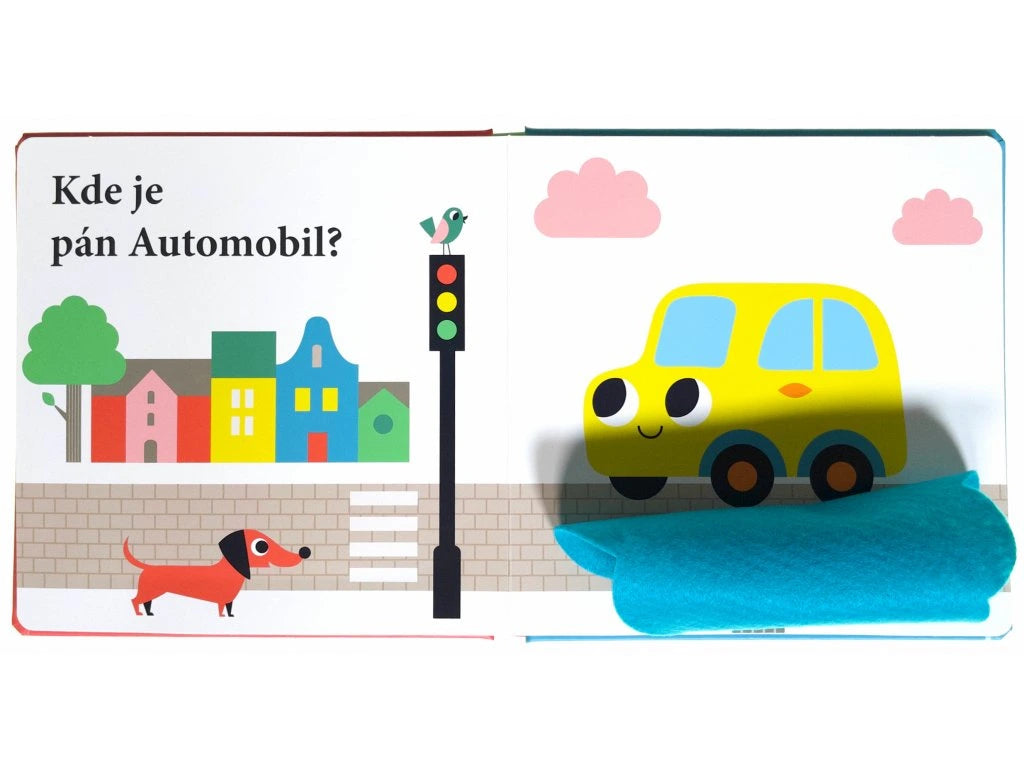 Interaktívna kniha Kde je pán Automobil? - Detská vzdelávacia hra