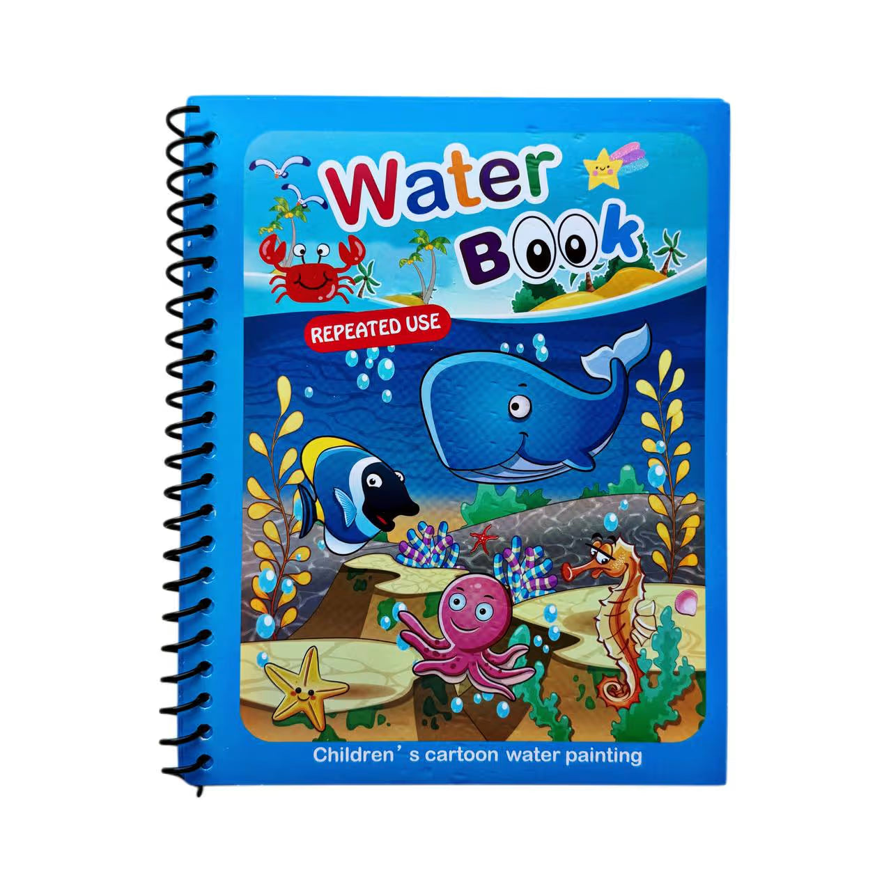 Kniha na maľovanie vodou Magic Water - Detská vzdelávacia hra