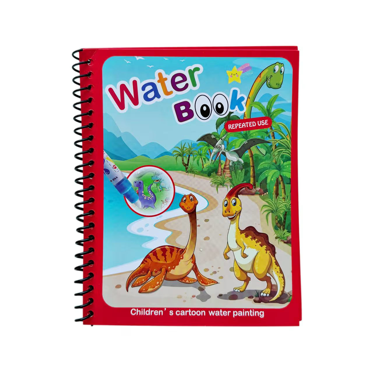 Kniha na maľovanie vodou Magic Water - Detská vzdelávacia hra